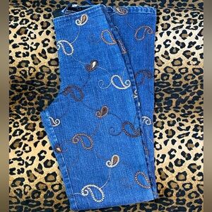 embroidery jeans